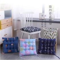 Rattan chair cushion sofa cushion sponge thickened square solid color chair cushion Waterproof Pillow four-season cloth stool cotton mesh