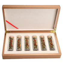 Qibao don Huoshan dendrobium officinale tin feng dou m Bulbophyllum Inconspicuum Maxim 4 years fresh article processing gift box superior