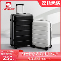 Hanke light and mute trolley case 24 inch universal wheel boarding suitcase large capacity luggage password suitcase