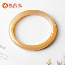 Feng Feihuang and Tian YuSugar Yuguchi Jade Bracelet Jade Bracelet Jade Bracelet Girl girls ring 57mm strips of wide 10 natural jade