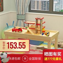Building blocks Game table Childrens office desk Desks and chairs Table supplies Try to play rectangular board games Baby toys Family