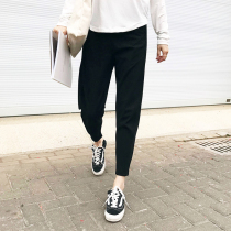 Large size autumn harem pants womens 2022 new fat mm loose smoke pipe casual womens pants suit black carrot pants