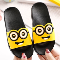 Childrens slippers Men and women children cute word drag indoor and outdoor leisurely fashion non-slip soft-soled slippers