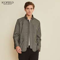 SCOFIELD short mens cotton clothes business casual warm tooling simple jacket