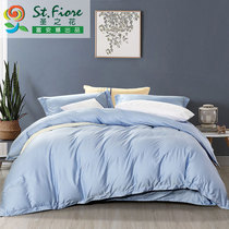 Fuana Saint Flower Xinjiang Cotton Cotton Cotton 60 Double Simple Four-piece Single Student Cotton Bed