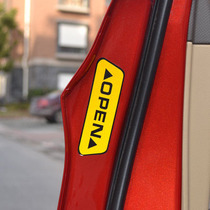  Car door anti-collision warning strong night light reflective stickers Wheel eyebrow decoration scratches Rear personality car stickers