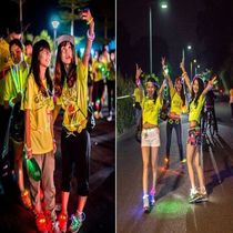 2020 Colorful Fluorescent Sticks Concert Props Luminous Toys Disposable 100 Luminous bracelet bracelet DIY