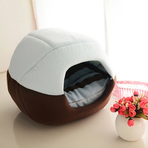 Pet yurt Kennel Cat nest Cat house Small dog Teddy Foldable four seasons cat sleeping bag Dog house