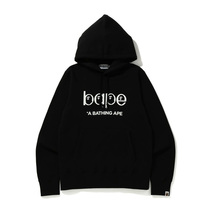 (Domestic Spot) Snow State sauce bape male dress Auleb patch with cap sleeve head and velvet Japanese system