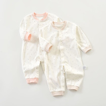 Dobi rabbit baby jumpsuit eight months baby clothes baby clothes baby ha cotton boneless autumn and winter 0-1 years old