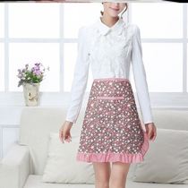 Home Semi-Cut Apron Type Half Body Skirt Woman Apron Kitchen Half Body Waistline Waistcoat Fashion Cruddy Breathable Baking Workwear