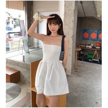 2021 Advanced senses dress Skirt Woman Smear Skirt Summer New Design Sensation small crowdfold Lean One-piece Pants Dress