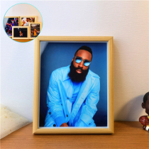 Harden Photo Frame Photo Souvenirs Signature Fixtures Handling Wallpaper Poster Decoration Paint Around Basketball Gift