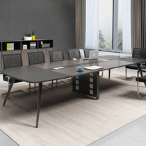 Desk conference table long table brief modern training reception in talks conference room desk and chairs combined furniture