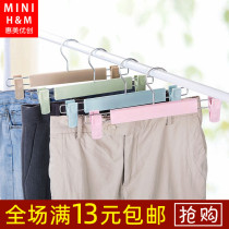 Hui Mei Youchuang Plastic Pants Holder Pants Hangers with Clamp Hangers with Clamps