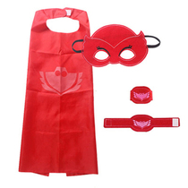 Masked pajamas childrens pajamas chivalrous hero costume coslpay performance clothes flying Wall man Cat kid clothes H