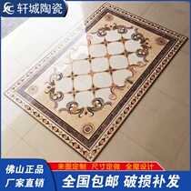 Porphyered brick carpet flower mosaic tile living room European-style microstone floor tiles into the home entrance floor tile mosaic pattern