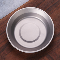 Coe shield outdoor pure titanium dish fruit salad plate picnic baking metal household tray vegetable plate