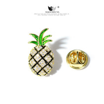 High-grade invisible pineapple brooch female neckline anti-light buckle shirt cardigan collar pin fixed clothing accessories accessories