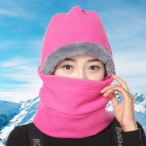 Day special price for men and women children ski cap ear protection face hat thick warm rabbit fleece sports hat