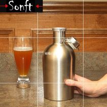 Homebrew 32OZ Stainless Steel Beer Growler 1 0L Secure Swing