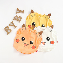 Girls short sleeve top summer thin cotton 0-1 year old 2 baby 3 Summer Girl sleeveless T-shirt baby clothes