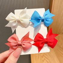 Female Baby Hair Accessories Clips Princess Girl Small Number Butterfly Knot Hairpin Hairpin Accessories Foreign Air Korea Childrens Card Brief