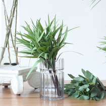  Sicilian simulation flower feel fine leaf eucalyptus eucalyptus leaf home living room fake flower silk flower arrangement decorative floral art