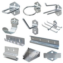 Material rack adhesive hook tool parts box rack hole board mobile display shelf finishing storage hardware tool hook