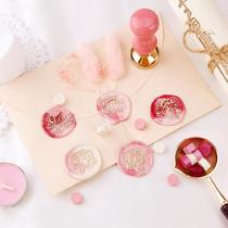 Harry Potter hand account tool Personalized logo Round pattern Corporate gift seal 3d envelope seal Fire paint seal