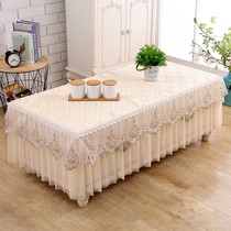 Tea table cover full package waterproof and anti-oil 2021 new living room table cloth minimalist Euro style extravagant high class dust cloth