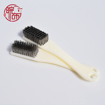 Plastic handle encrypted stainless steel wire cleaning rust removal sanding cleaning brush wenplay cleaning brush rust stain industry