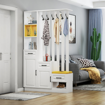 Entrance Double-sided Hyon-off cabinet Shoe cabinet integrated modern minimalist screen partition Decorative Cabinet Room Cabinet Living-room Shelve Shelve Shelve Shelve