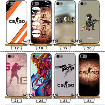 Suitable for Apple 8plus phone case 8 soft silicone cartoon iphone7 glass csgo counter-terrorism elite 6s5se7p