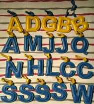 Alphabet knife mould set to make cow leather knife die laser knife die set to do