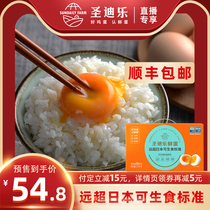 San Diego Village can be eaten raw fresh sterile eggs hot spring Japanese Suke pot daily ingredients 30 pieces