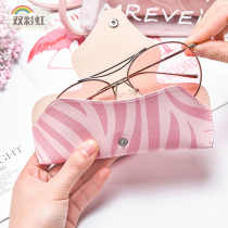 Japanese glasses bag ins Teenage Girl Portable Myopia Anti Pressure Sunglasses Sunglasses Eye Box Containing Bag Men