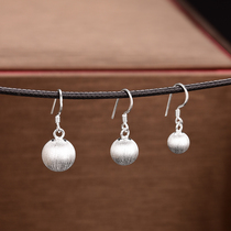 Foot silver 990 Earling ear protection trend personality simple style all elegant elegant earring bead ear hook
