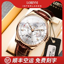 New Robinson Watch Mens Automatic Mechanical Watch Brand 2019 New Belt Mens Watch Big Dial