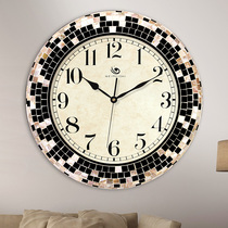 weimeishi Shell Quartz Watch Creative Art Mute Clock European Living Room Modern Simple Wall Clock