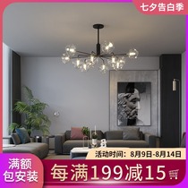 Bubble light Magic bean chandelier Nordic 2021 glass molecule Modern minimalist restaurant creative designer living room lamps