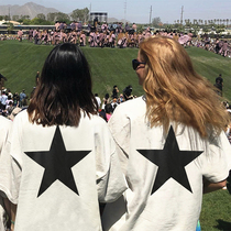 FOG FEAR OF GOD double-line ESSENTIALS pentagram limited letter print short-sleeved T-shirt men