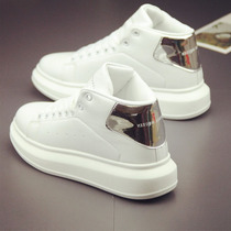 Tide Card Little White Shoes Man 2022 Summer New Korean version Student casual shoes 100 hitch genuine leather breathable couple board shoes