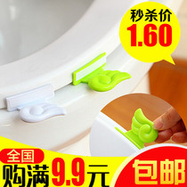 Creative portable toilet Tiguer Home Angel Wings Styling Toilet Seat Pan Flap Flip Cover Opener