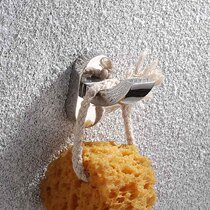 Clearance 304 stainless steel mirror light polishing coat hook coat hook thick hook single hook bathroom hook 9853