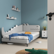 ifuns childrens bed single boy crocodile Cartoon 1 m boy baby widen bed stitching bedside child cot