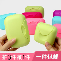Creative travel handmade soap box Portable soap box with lid sealed lock soap box Large mini soap box