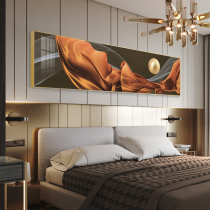 Nordic light luxury bedroom bedside painting room background wall painting hanging painting banner modern simple atmosphere living room decoration painting