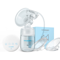 Foci Mini Electric manual 2-in-1 breast Pump Portable milker Large suction puller Silent massage