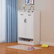 White cabinet locker shoes cabinet simple modern porch living room home entrance High 120 large capacity balcony